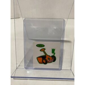 Pokemon‎ Sticker Mow Rotom Japanese Nintendo Amada Decal Orange Green Excellent